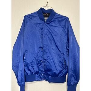 Vintage Bomber Jacket Full Button Paradise Point Activewear 90's